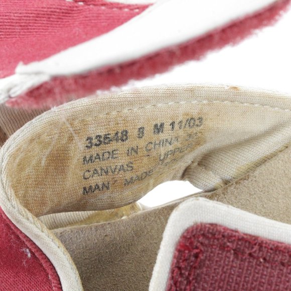 Clarks Canvas Slides Open Toe Strappy Sandals Red Womens Size 8M - Picture 6 of 7